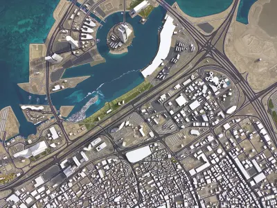 Bahrain - 3D City Model 3D Model Pack