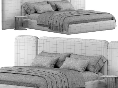  Wanda Bed by Thehighwall 3D model