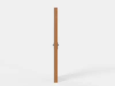 Modern Wood Door Free 3D model