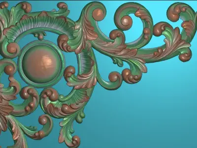 neoclassical 3d archway 3D print model