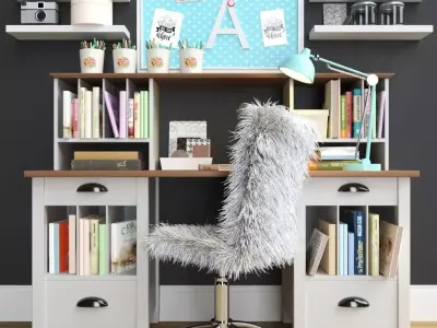 Office Set 12 3D model