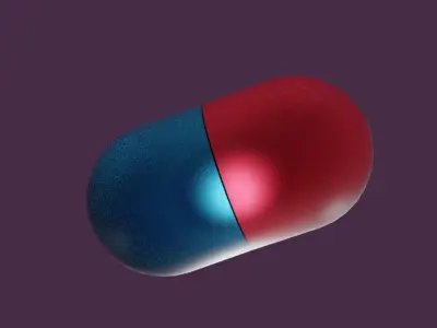 Pills 3D model