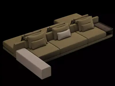 Frigerio sofa 003 3D model