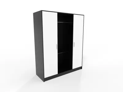 Furniture Armoires Modern Low-poly 3D model