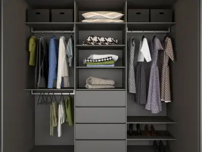 wardrobe closet 3D model