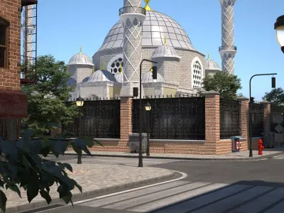 City street 3D model purchase