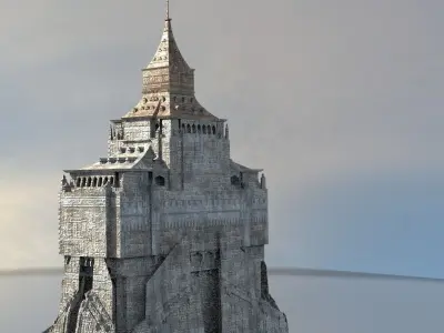 Fantasy Germanic Tower  3D model