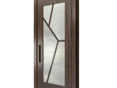 Intersections Door Low-poly 3D model