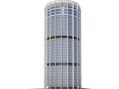 Tall Skyscraper Building 3D model