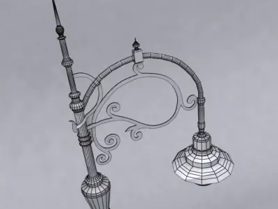 Street Lamp 3D model 19