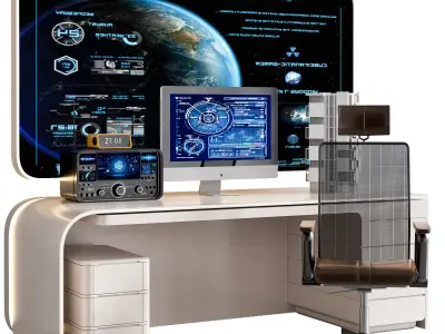 OFFICE FURNITURE NO29 A 3D model