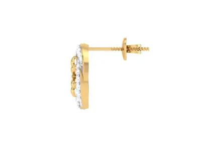 GemStone Diamond Light weight earring 45 3D print model