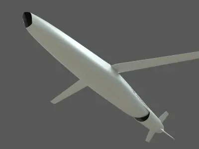 Sea Breaker - Long Range Guided Missile 3D model