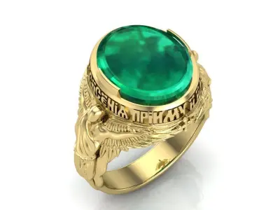 ring angel 3D print model