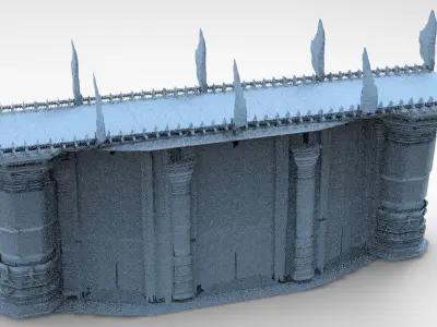 Dark Celtic Gods Tower Bridge 4  3D model