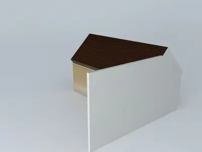 European Mid 20ct House Low-poly 3D model