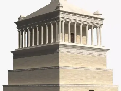 Mausoleum At Halicarnassus 3D model