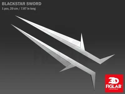 BLACKSTAR SWORD 3D model