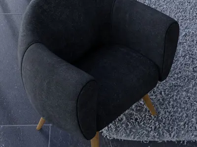 Modern Living Room - Photorealistic Interior Scene 3D model