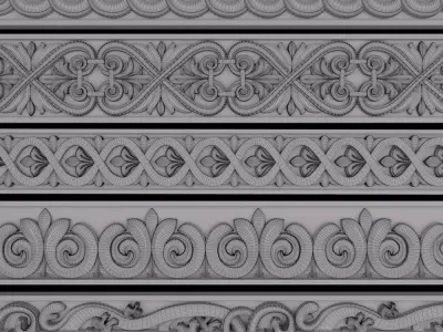 Trim Ornament 06 3D model