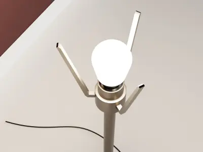 Floor lamp Free low-poly 3D model get