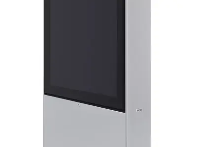 Monitorstele digital billboard Free 3D model