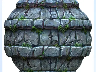 Stylized Wall Seamless Texture Texture 30