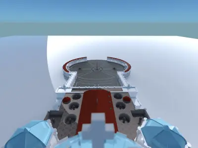 St Peters Square Church Basilica 3D model