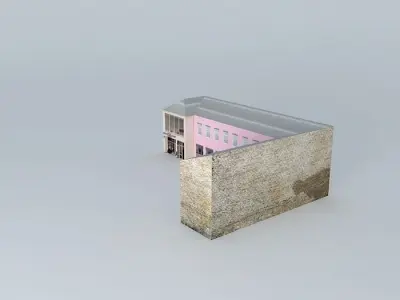 Riga, Brīvības Street 155 body 5 13 Free 3D model