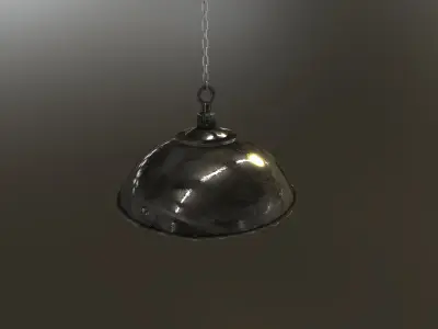 Aluminum Pendant Light Fixture Free 3D model