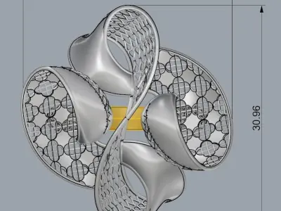 FUSION LIGHT RING COLLECTION-RB02- 3D print model