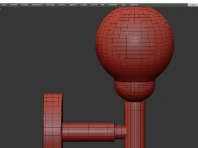 EGLE sconce Low-poly 3D model