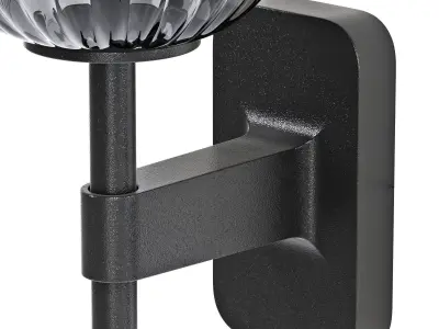 Astro lighting tacoma single-single grande tulip ribbed glass 3D model