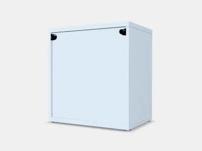BESTA Shelf unit with door 42 Low-poly 3D model