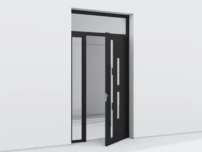 Aluminium door 230 3D model
