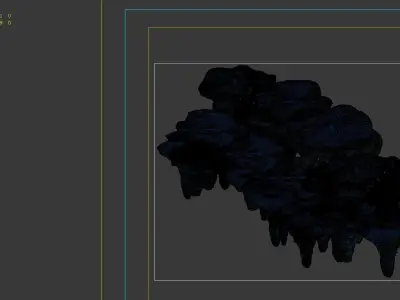 Game Model - Seabed Cliff 5 3D model