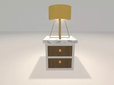 Modern Side Table 1004 Free 3D print model