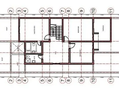 Social House Concept 3D model