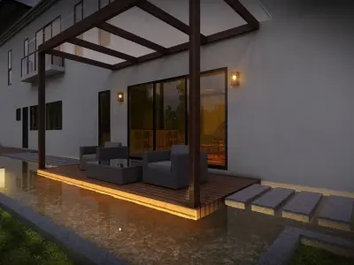 Exterior House 3D Model 3D model