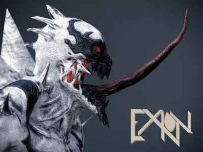 Anti-Venom exion 3D model