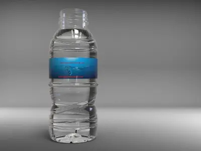 water bottle 200ml with 29-25 neck 3D print model