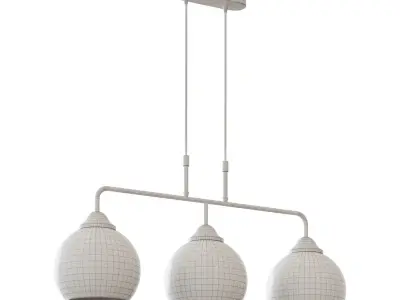 Chandelier VITALUCE Carat trio 3xE27 max 60W 3D model