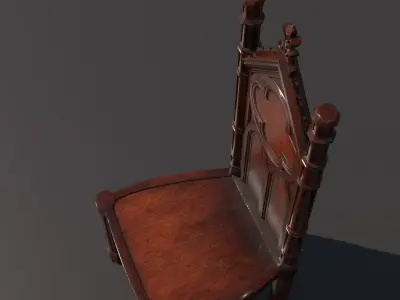 Gothic Chair  3D model