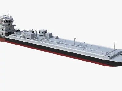  Pushboat with Tank Barge 