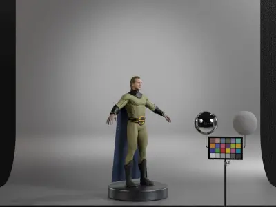 Sentry -  Bob Reynolds Low-poly 3D model