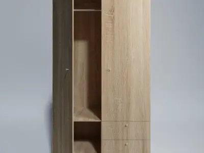 Wardrope IKEA VILHATTEN 3D model