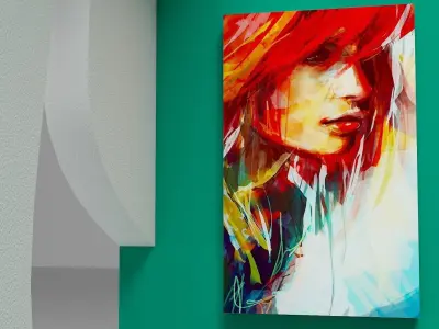 Exhibition Stall Low-poly 3D model