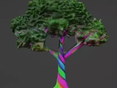 Rainbowtree 3D model