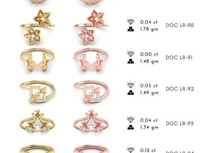 Light WT Rings 3DM Files-Check Description 3D print model