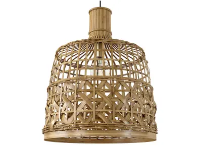 New Bamboo Ceiling Lamp light alternative 3D model